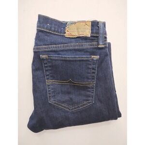 Ralph Lauren Women's Skinny Fit Jeans Size 28/30 Dark Blue Mid Rise Stretch